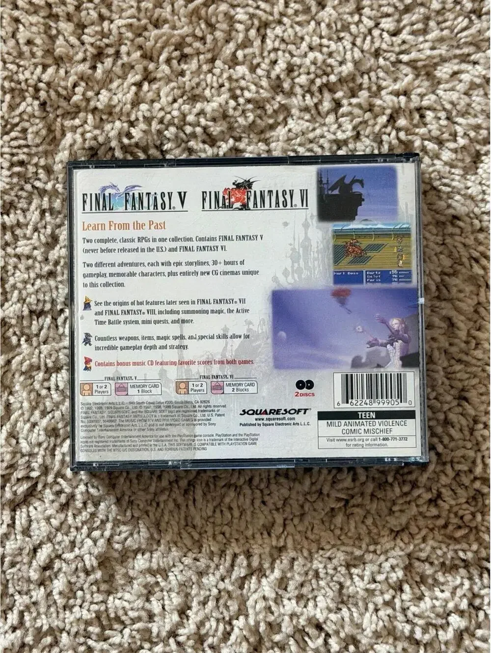 Final Fantasy Anthology for PlayStation
